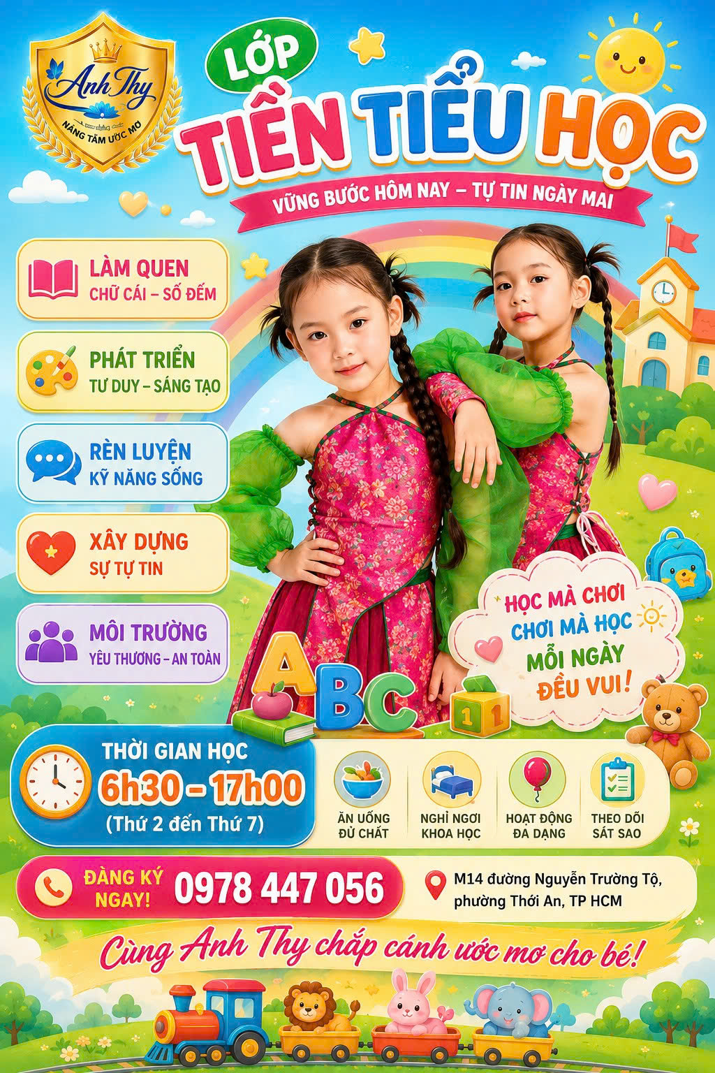 Lớp Tiền Tiểu Học — Trung tâm Anh Thy