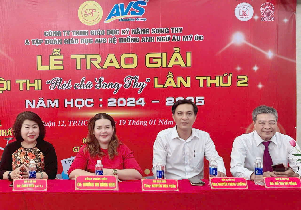 Hội Thi Luyện Chữ Đẹp — Trung tâm Anh Thy